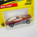 1997 Matchbox Super Fast Street Streak 62 rojo con plata