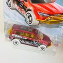 2022 Hot Wheels Walmart Exclusive HW Winter Holiday Series Chrysler Pacifica rojo BAJA5