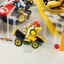 2021 Hot Wheels Mario Kart Bowser Standard Kart negro MK Base Metal