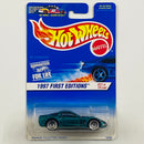 1997 Hot Wheels First Editions 97 Corvette verde metálico LW Primera Edición