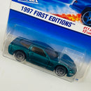 1997 Hot Wheels First Editions 97 Corvette verde metálico LW Primera Edición