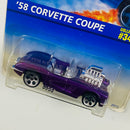 1997 Hot Wheels 58 Corvette Coupe Chevrolet 341 morado metálico 5DOT