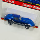 2005 Hot Wheels Classics Series 1 Corvette Stingray azul spectraflame Goodyear 5SP