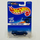 1998 Hot Wheels First Editions Jaguar D-Type azul metálico 5SP Primera Edición