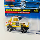 1998 Hot Wheels Mixed Signals Series Street Roader Suzuki blanco SB base ZAMAC