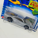 2002 Hot Wheels First Editions Saleen S7 026 plata metálico PR5 Primera Edición