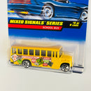 1998 Hot Wheels Mixed Signals Series School Bus amarillo 5DOT