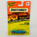 1995 Matchbox Super Fast Dodge Challenger 1 verde azulado