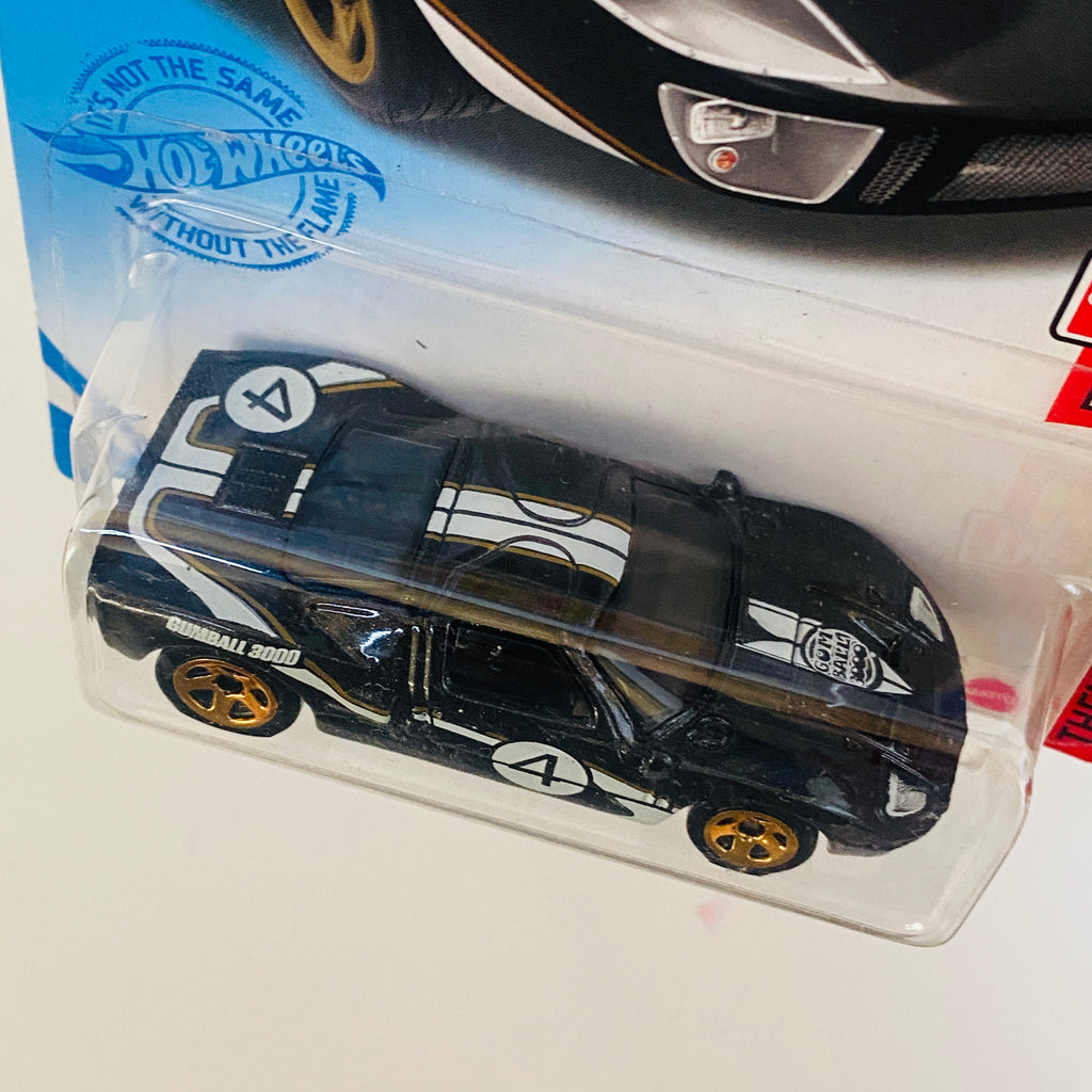 2021 Hot Wheels Then and Now Gumball 3000 Ford GT-40 negro metálico 5S