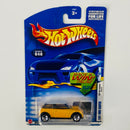 2002 Hot Wheels First Editions 2001 Mini Cooper 040 amarillo 5SP base ZAMAC Primera Edición