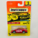 1997 Matchbox Super Fast New Model Alfa Romeo 155 3 rojo Primera Edición