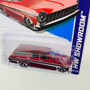 2013 Hot Wheels HW Showroom 64 Chevy Nova Station Wagon rojo metálico MC5 Primera Edición