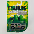 2003 Maisto Promotional Marvel Limited Edition Hulk Hummer H2 SUV plata metálico