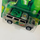 2003 Maisto Promotional Marvel Limited Edition Hulk Hummer H2 SUV plata metálico