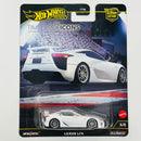 2025 Hot Wheels Premium Car Culture Timeless Icons Lexus LFA blanco Llantas de Goma RR Primera Edición