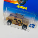 1996 Hot Wheels Hummer Humvee 188 beige camuflado SB - Detalle Burbuja