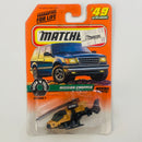 1998 Matchbox Moving Parts Rough 'N Tough Mission Chopper 49 beige