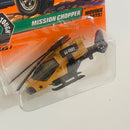 1998 Matchbox Moving Parts Rough 'N Tough Mission Chopper 49 beige