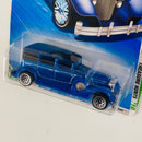 2010 Hot Wheels Treasure Hunts Classic Packard azul metálico LW base ZAMAC