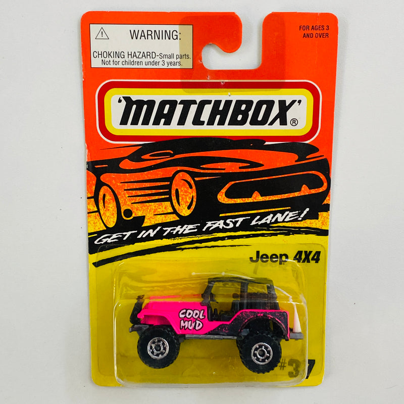 1996 Matchbox Jeep 4x4 37 rosado