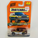 1998 Matchbox Rough 'N Tough 97 Chevy Tahoe 46 granate Primera Edición
