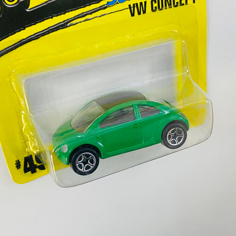 1997 Matchbox Super Fast Volkswagen VW Concept 49 verde