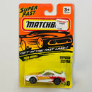 1995 Matchbox Super Fast New Model Toyota Supra 30 blanco Primera Edición