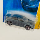 2008 Hot Wheels New Models 2008 Mitsubishi Lancer Evolution gris metálico Y5 Primera Edición