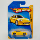 2010 Hot Wheels New Models Nissan 370Z amarillo PR5 Primera Edición - Detalle Burbuja