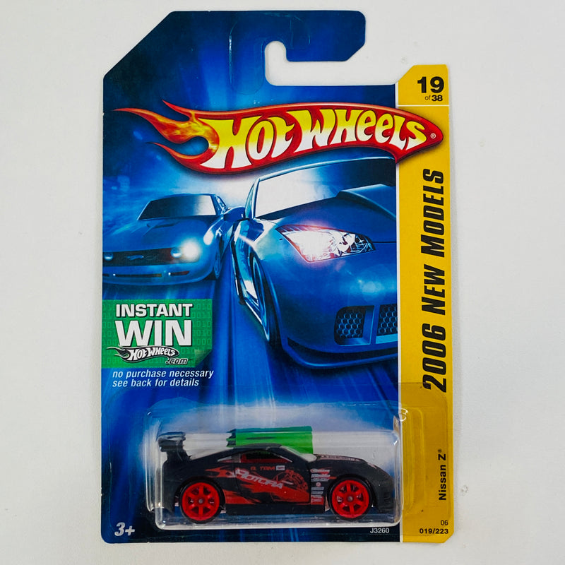 2006 Hot Wheels New Models Nissan Z negro CM6 Primera Edición