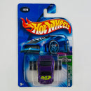 2004 Hot Wheels First Editions Fatbax Toyota Supra morado metálico 5SP base ZAMAC Primera Edición