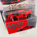 2024 Mini GT MiJo Exclusives 1:64 Limited Edition 1/7,680 Lamborghini Revuelto Arancio Dac Lucido naranja Llantas de Goma