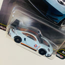 2025 Hot Wheels Premium Car Culture Circuit Legends GULF Porsche 911 GT3 R 992 celeste Llantas de Goma RR