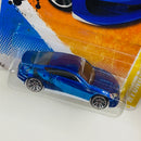 2011 Hot Wheels New Models Hyundai Genesis Coupe azul J5 Primera Edición