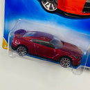 2009 Hot Wheels New Models 2009 Nissan GT-R rojo metálico 10SP Primera Edición