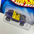 2003 Hot Wheels First Editions Meyers Manx 051 morado metálico 5SP base ZAMAC Primera Edición