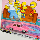 2026 Hot Wheels Premium Pop Culture The Simpsons Family Car rosado Llantas de Goma RR base ZAMAC