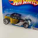 2009 Hot Wheels Treasure Hunts T-Hunt Bone Shaker dorado metálico con negro 5SP