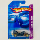 2008 Hot Wheels Team Jet Rides Jet Threat 4.0 negro metálico 10SP base ZAMAC