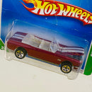 2009 Hot Wheels Treasure Hunts T-Hunt 65 Ford Mustang Convertible rojo metálico 5SP base ZAMAC