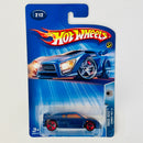 2003 Hot Wheels Track Aces Zender Fact 4 212 azul metálico 3SP