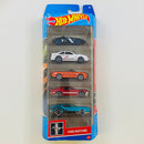 2022 Hot Wheels Ford Mustang 5 Pack Set de 5 - 62 Ford Mustang Concept, 92 Ford Mustang, 2015 Ford Mustang GT Convertible, 69 Ford Mustang Boss 302, 71 Mustang Mach 1