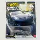 2026 Hot Wheels Premium Fast & Furious 25th Anniversary Rápidos y Furiosos Lexus LFA gris metálico Llantas de Goma RR