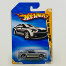 2010 Hot Wheels New Models 10 Ford Shelby GT500 Mustang plata metálico PR5 Primera Edición