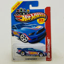 2013 Hot Wheels HW Racing 13 Ford Mustang GT azul 5SP Primera Edición - Detalle Burbuja