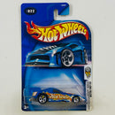 2004 Hot Wheels First Editions Ford Mustang Funny Car 022 azul metálico 5SP base ZAMAC Primera Edición