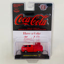 2018 M2 Machines Coca Cola Coke Limited Edition 1/4,800 Hobby Exclusive Volkswagen 1959 VW Double Cab Truck USA Model RW04 rojo Llantas de Goma