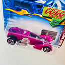 2002 Hot Wheels Spectraflame II Screamin Hauler 090 morado metálico 5SP base ZAMAC