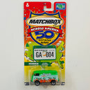 2002 Matchbox Across America 50th Birthday Series Georgia Volkswagen VW Panel Transporter verde - Incluye Placa de Auto