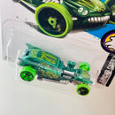 2017 Hot Wheels Factory Sealed Fright Cars Fangula verde 5SP con SK5 base ZAMAC